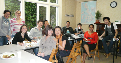 Students At BBQ party - June 2008