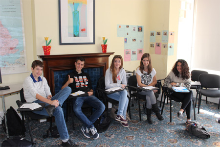 Students at Purley Language College